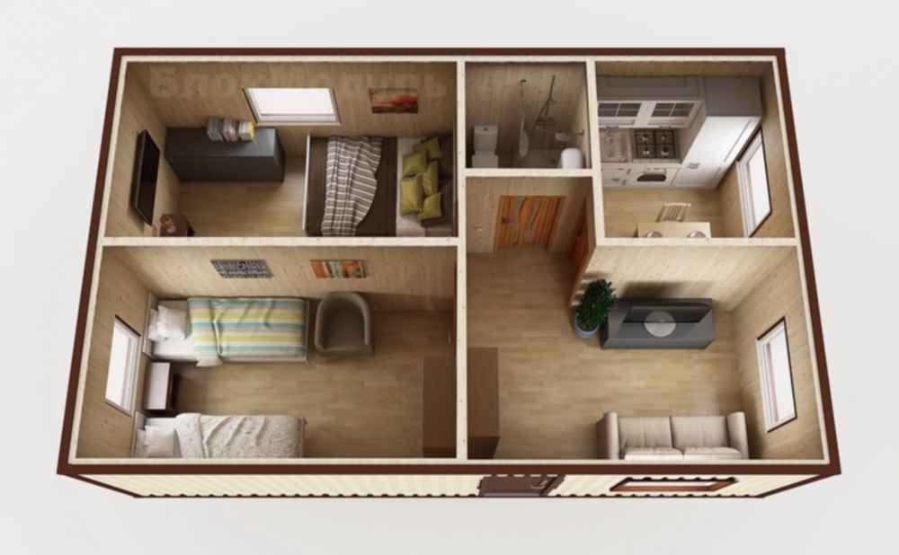 Контейнер | дом | дача | офис | зона | отдих | Модульные домик |