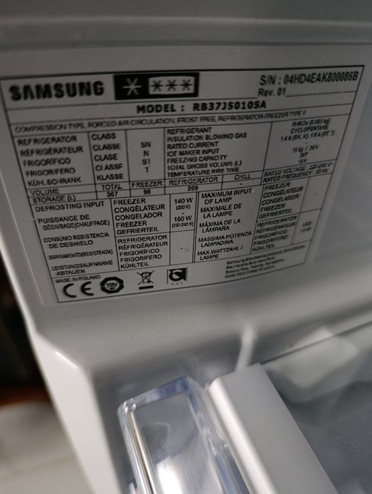 Combina frigorifica Samsung