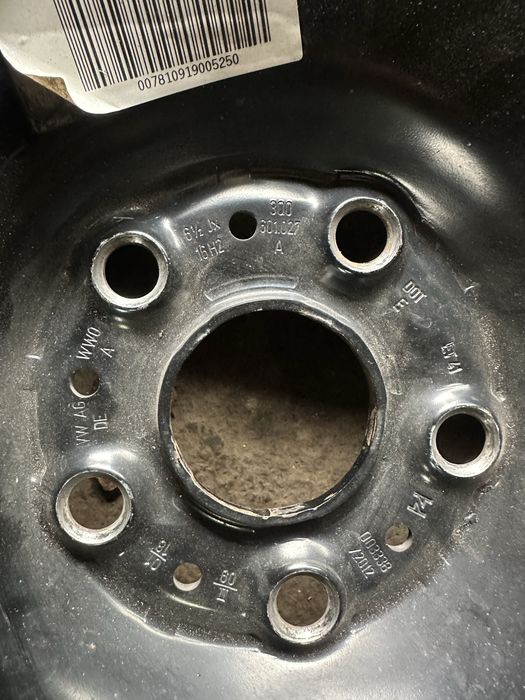 Железни джанти 16” AUDI/VW