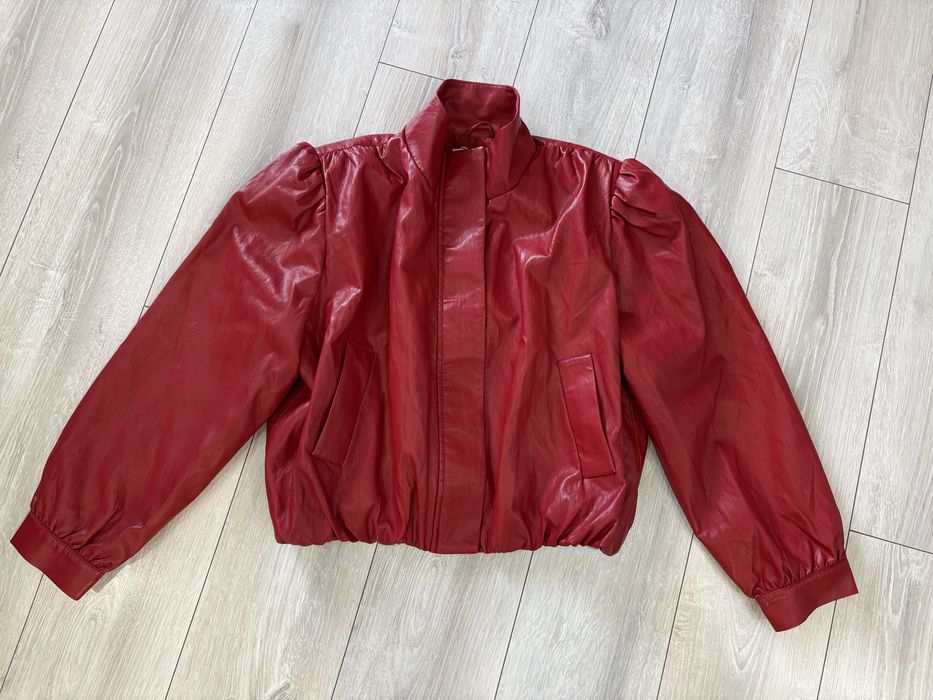 Страхотно червено кожено яке Reserved
