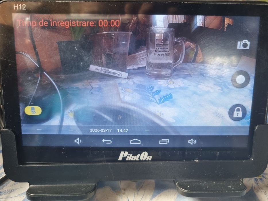 Gps pilot on H12 cameră față și spate 9inc.