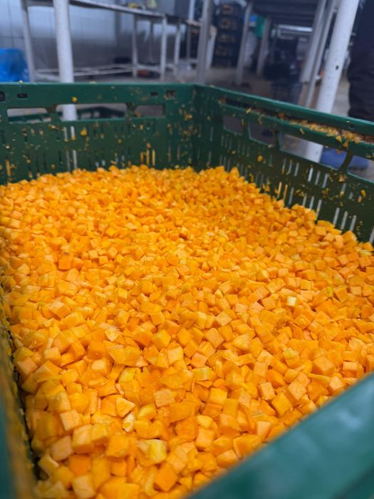 Dovleac congelat cuburi