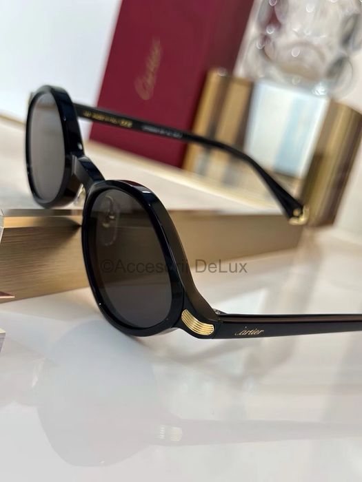 Ochelari de Soare Cartier Premiere  CT0540S Noi Full Box Verificare Colet Black
