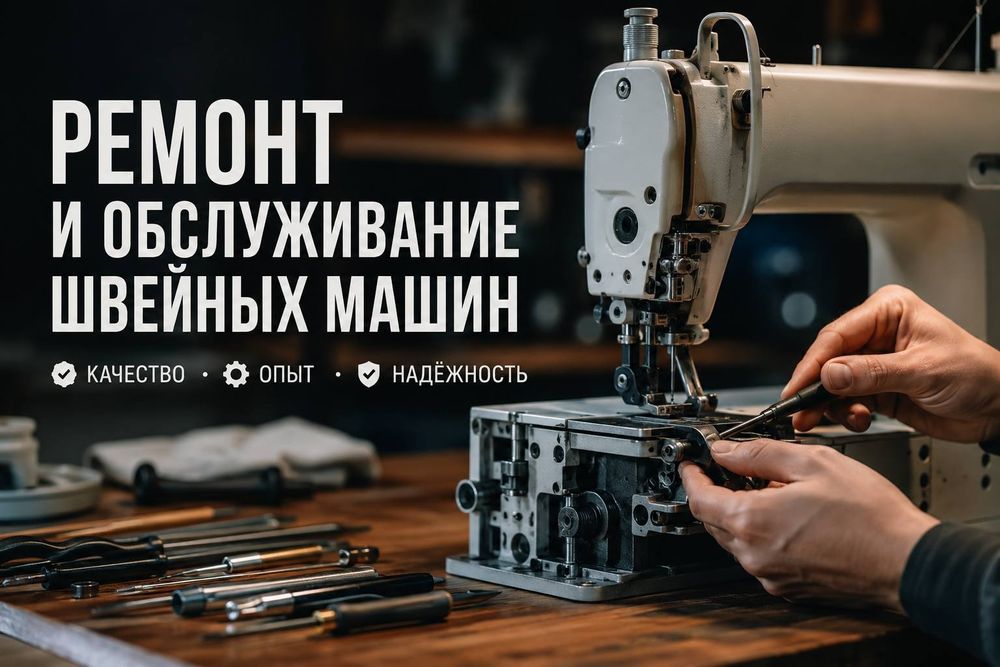 Наладчик швейных машин/ ремонт швейных машин.