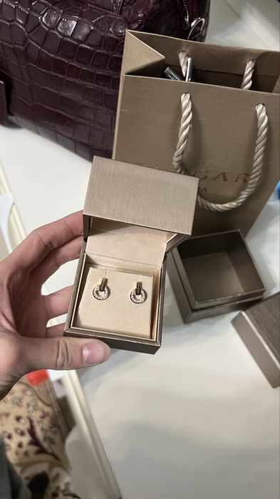 Серьги bvlgari (original)