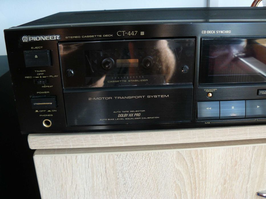★PIONEER STEREO CASSETTE DECK CT-7 【品２】 Casetofon Pioneer CT-447(akai,sony,technics) Ploiesti • OLX.ro