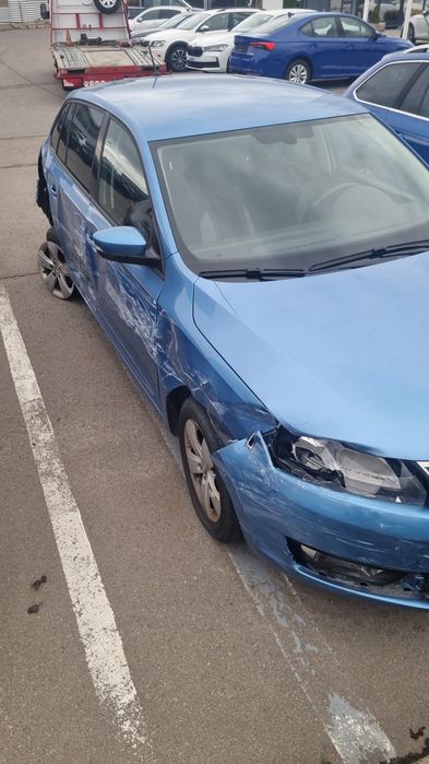 AVARIAT  SKODA RAPID 2018/ 1.0 Benzină/ Euro 6/ 110cp/ 95.000 km reali