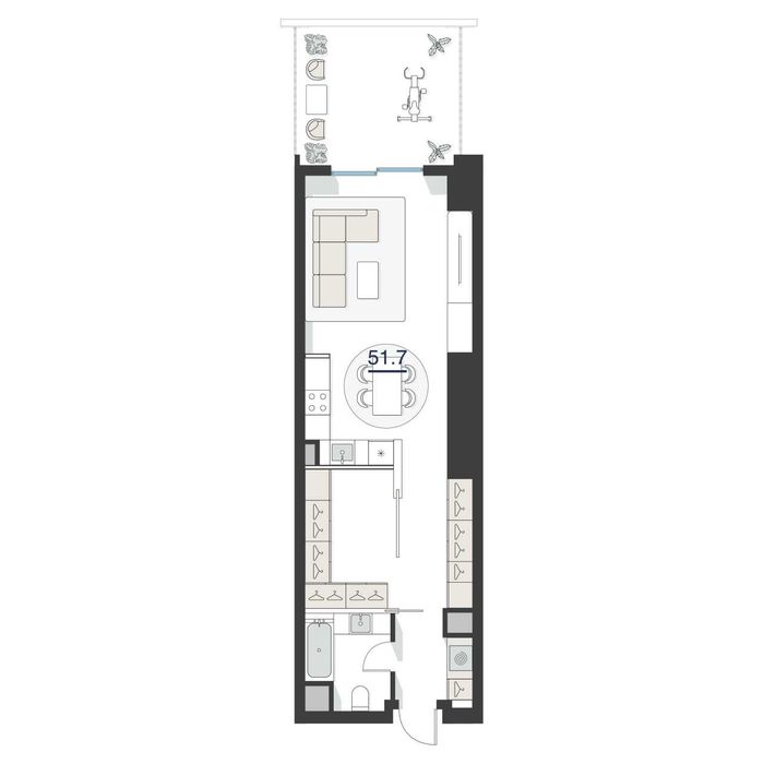 СРОЧНО ПРОДАЁТСЯ 2ком квартира на ЖК Nest one вид на Хумо арена 4-этаж