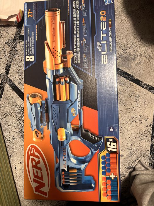 Автомат/пистолет/оръжие NERF Elite 2.0 с 16 гумени патрони