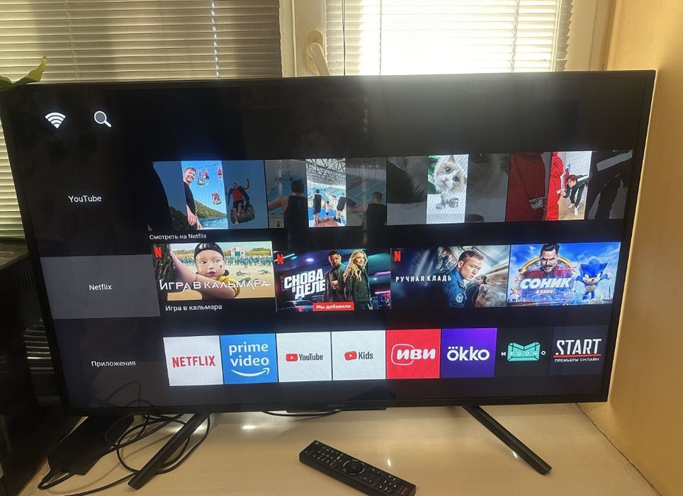 Sony Bravia 110 см smart tv телевизор