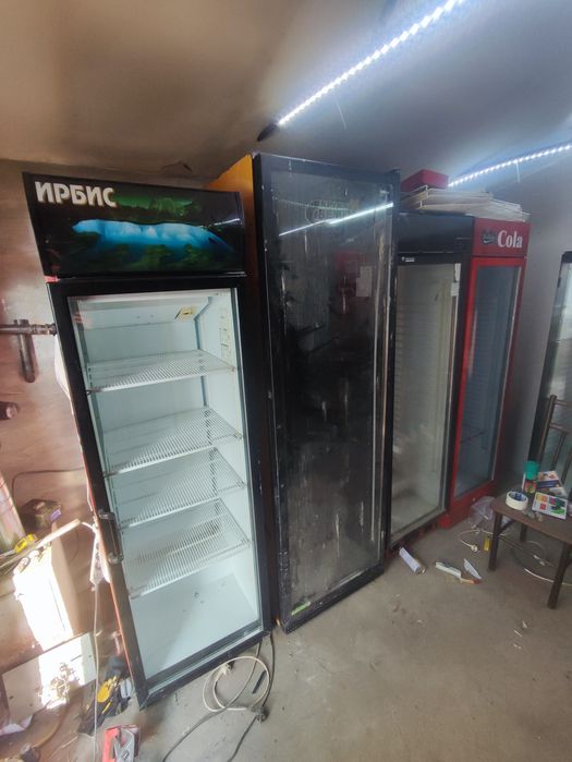 Холодильники стеклянные