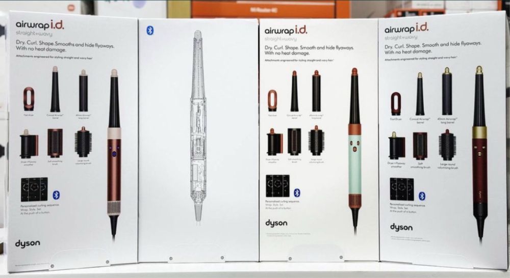 Dyson airwrap id hd08 original red velvet.Jasper.patina.blue.bronze