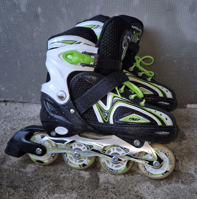 Детски ролери 35-38 номер, светещи колела