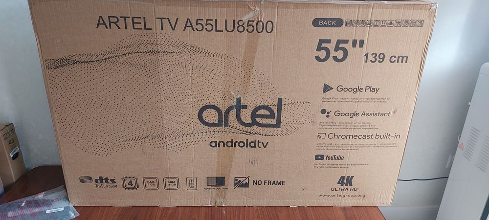 Телевизор Артел 55 диюм 4К Smart