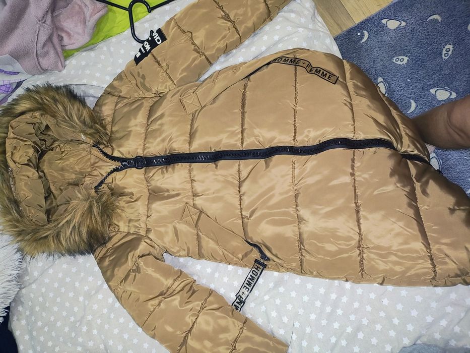 Дамско зимно Яке Цвят Камел