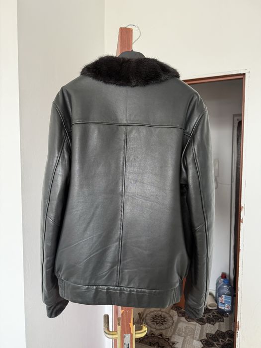 Кожанная куртка с Норкой