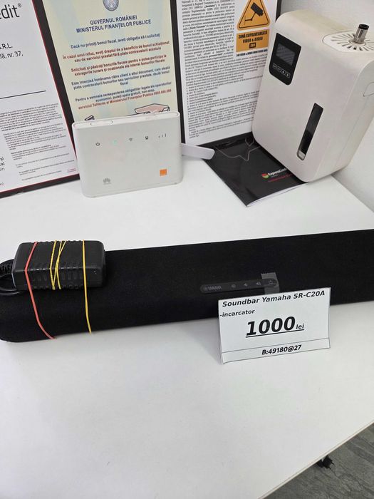 Soundbar Yamaha SR-C20A (ECA27 b.49180)-Garantie 2 ani!