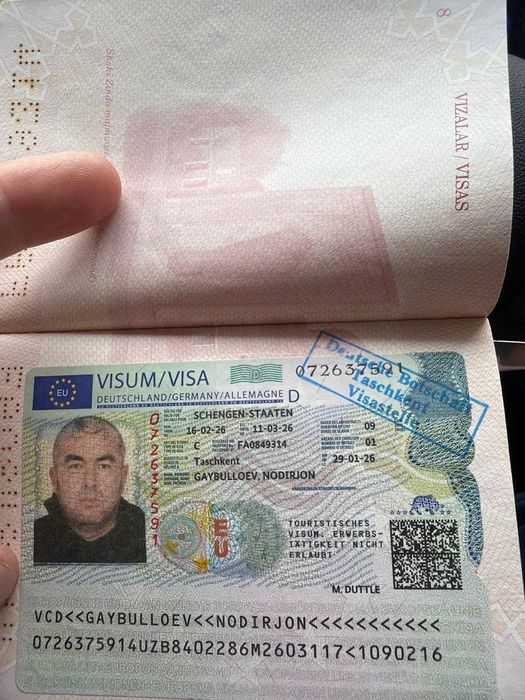 Yevropa davlatlariga sayohat