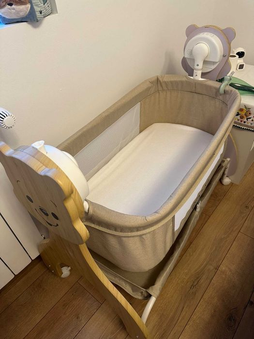 Patut multifunctional cu leganare electrica sunete pt copii