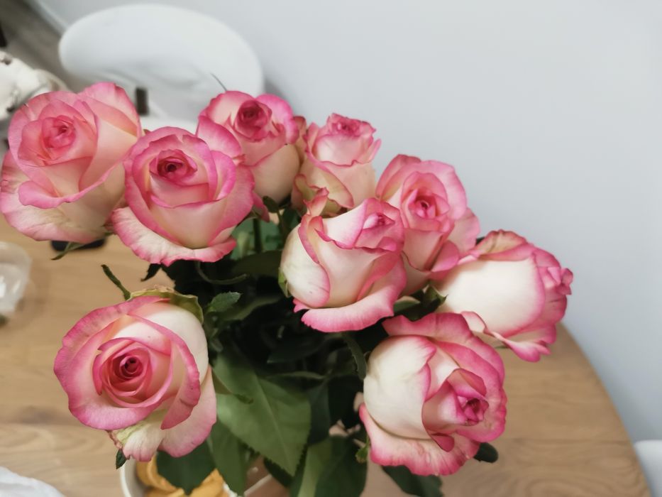 Продам сегодняшние цветы свежие 9шт