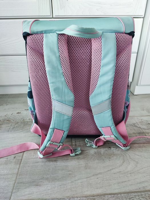 Ученическа раница Herlitz Loop Plus Hummingbird, Светло синя