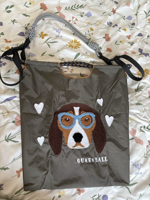 Модная сумка тоут из плащевки