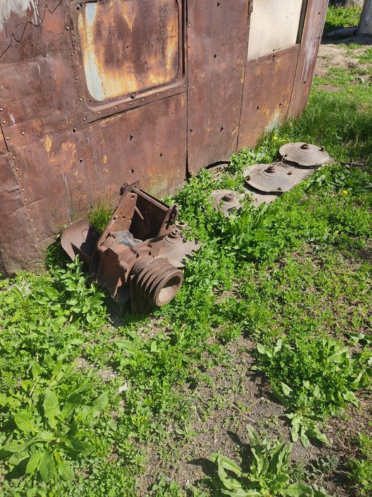 Советская роторная косилка