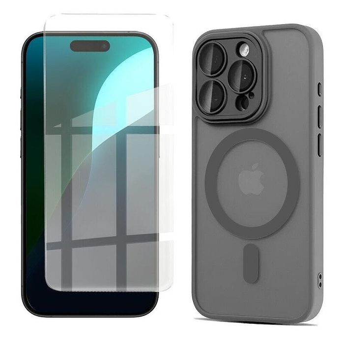 Матов MAGSAFE Кейс за Apple iPhone  17 Pro / 16 /16 Pro / 15 Pro / Plu