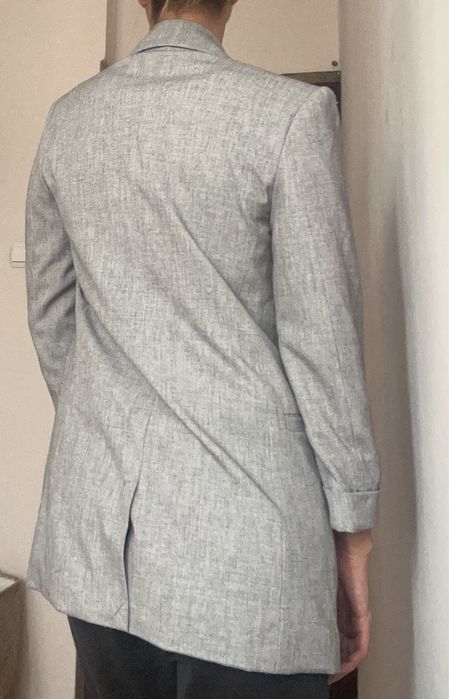 Сиво Сако Bershka