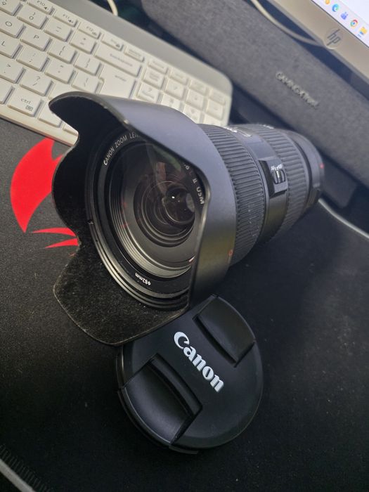 Obiectiv Canon EF 24-70mm f/2.8L II USM + adapror RF