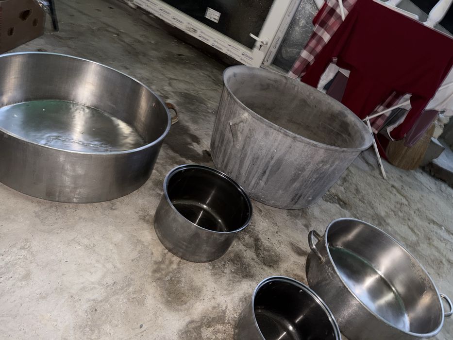 Set 5 oale aluminiu inox tuci 900 lei oferta gratar protap evenimente pret de noi 2500 lei