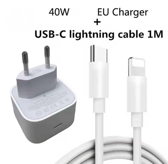Incarcator 40W Fast Charger Iphone 12/13/14/15/16/17 PRO MAX PLUS AIR