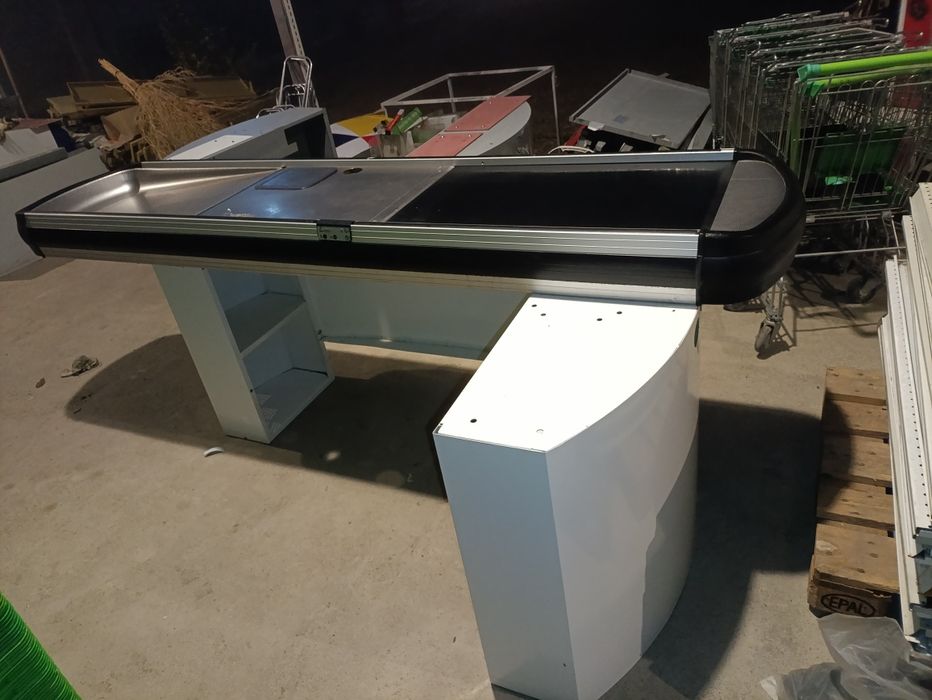 Касса стол заводской металлический