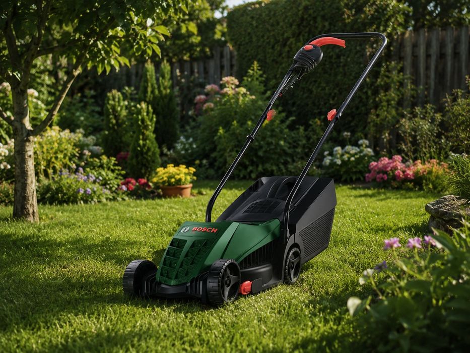 Mașină de tuns iarba electrică Bosch EasyRotak 32, 1200W - NOUĂ în cutie
