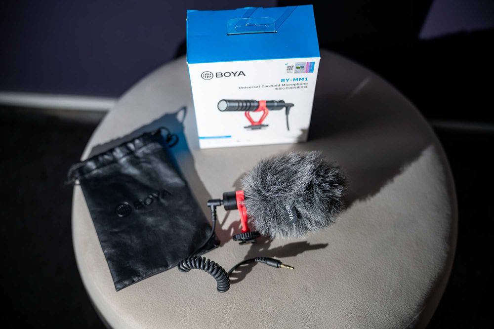 Microfon Boya BY‑MM1 – stare excelentă