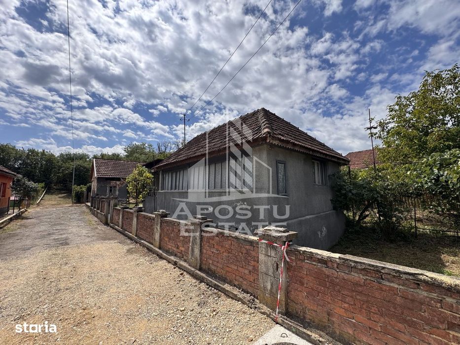Casa batraneasca cu 3 camere si teren de 841mp, in Racastie, Hunedoara