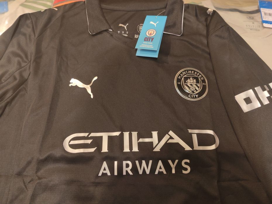 Футболен екип Manchester City с дълъг ръкав 25/26 Away