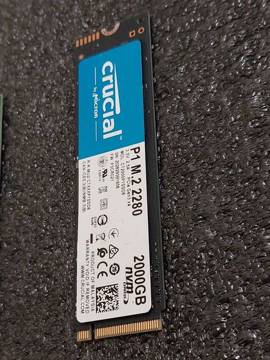 2TB M.2 NVMe PCIe Gen3 - Kingston NV1, Crucial P1