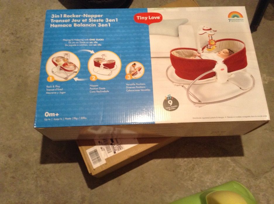 Музикален шезлонг 3 в 1 Tiny Love Rocker Napper