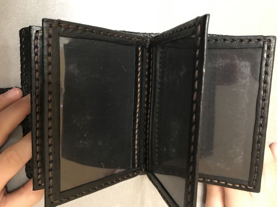 визитник естествена кожа