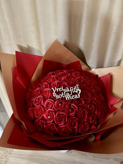 Buchete din trandafiri de sapun