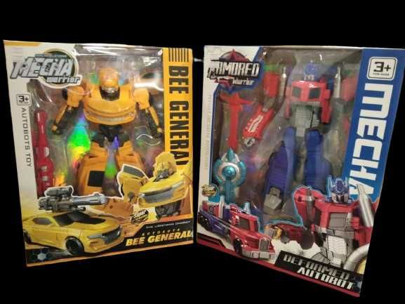 ХИТ ИГРАЧКИ Трансформърс Оптимус и бъмбъл Би 40см
