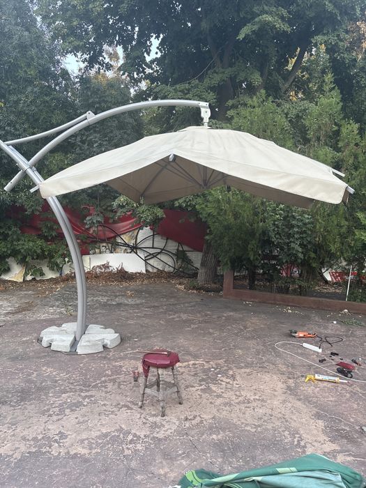 Umbrela terasa galbena