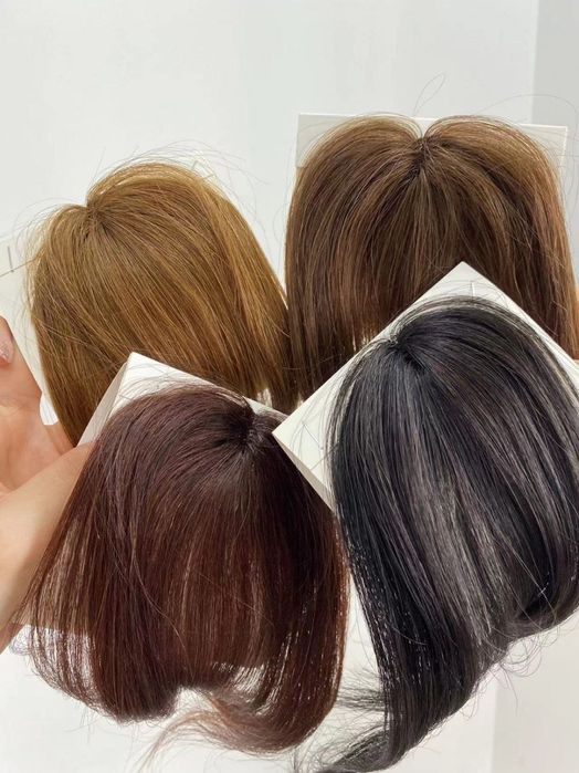 Чёлка Макушка из натуральных волос