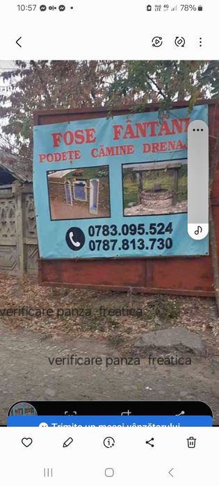 Tuburi beton pentru fantani,, fose,, camine apometru montaj transport