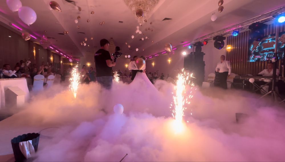 Fum greu, Cabina foto, Masina baloane sapun cu fum, baloane explozive