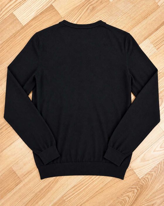 Cardigan BOSS Hugo Boss Green bărbați, negru, lână merinos extrafină, Regular Fit, mărimea M