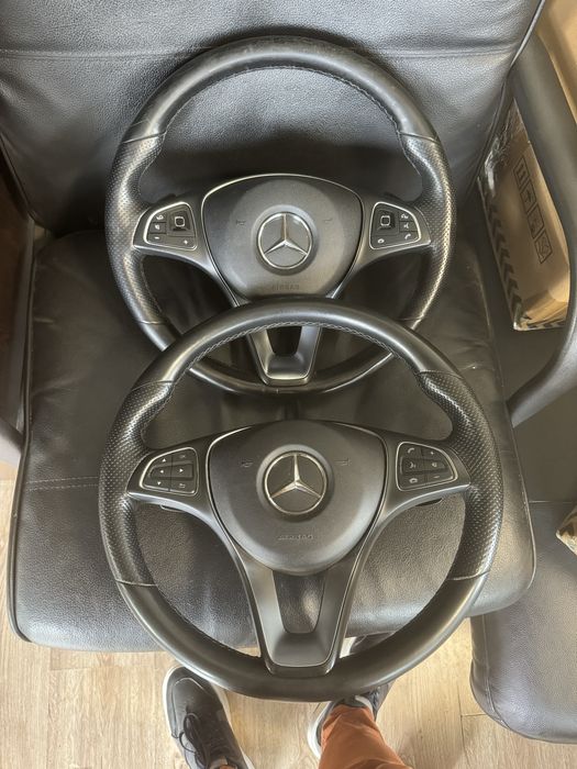 Кожен Волан с Airbag за Mercedes W205 W213 W253 W166 W117