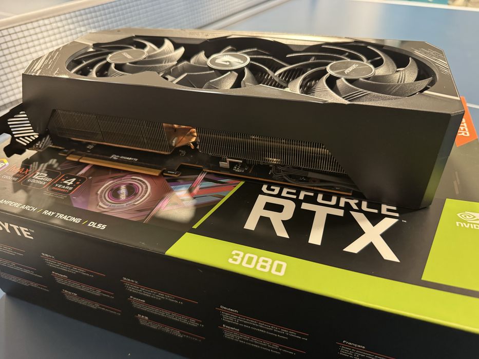 RTX 3080 12GB AORUS Master – GARANȚIE 07.2026 – stare excelentă