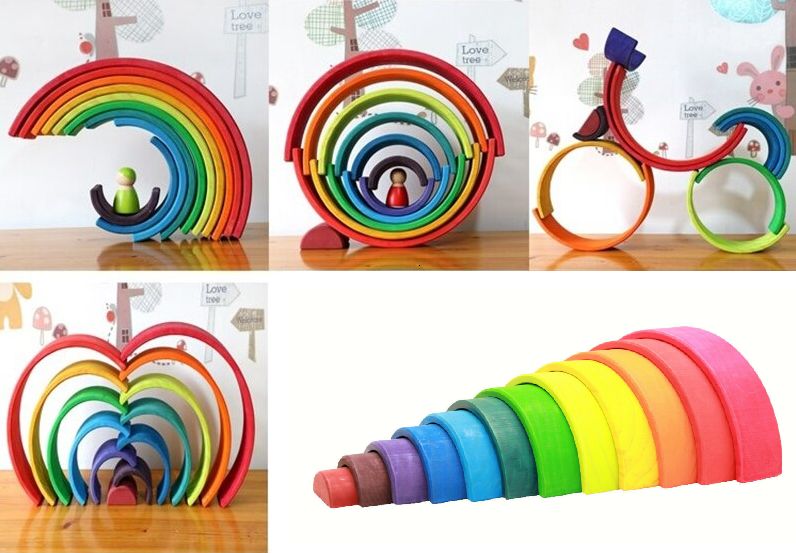 НОВО ! Голям Дървен сет GRIMM'S WOODEN TOYS / Грим / Гримс